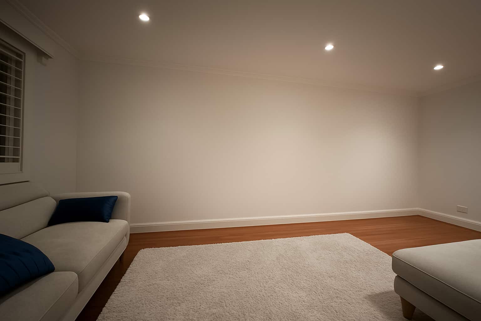 Before: Plain wall